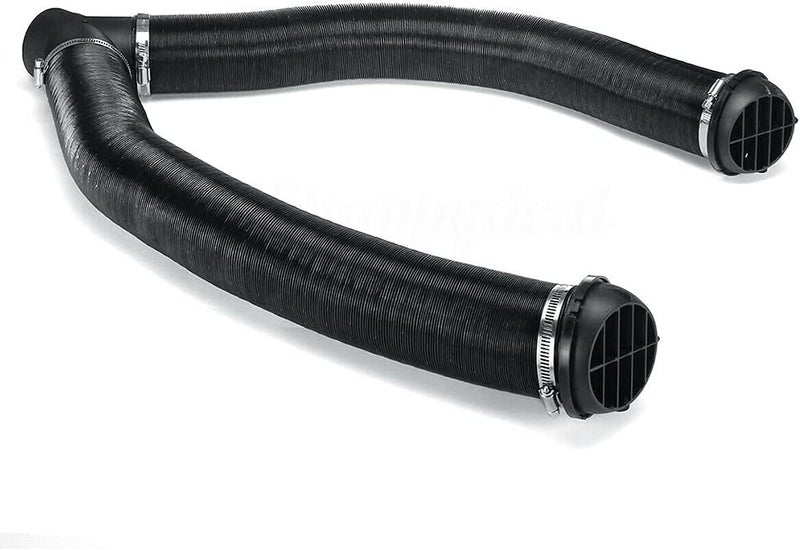 TZUTOGETHER Diesel Parking Heater Set, 75mm Warm Heater Duct Pipe, Air Outlet, Y-type Elbow & Clamps - Image 4